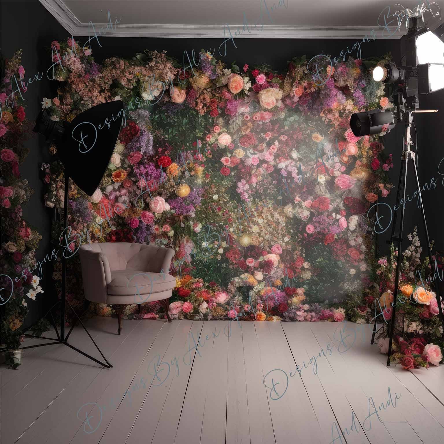 Flower Studio Backdrop Background Digital Photo Shoot Studio Picture ...
