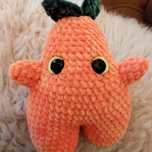 Fruit splob plushie crochet gift, kids gift birthday, funny cute original gift, handmade soft yarn amigurumi, babyshower baby new mom