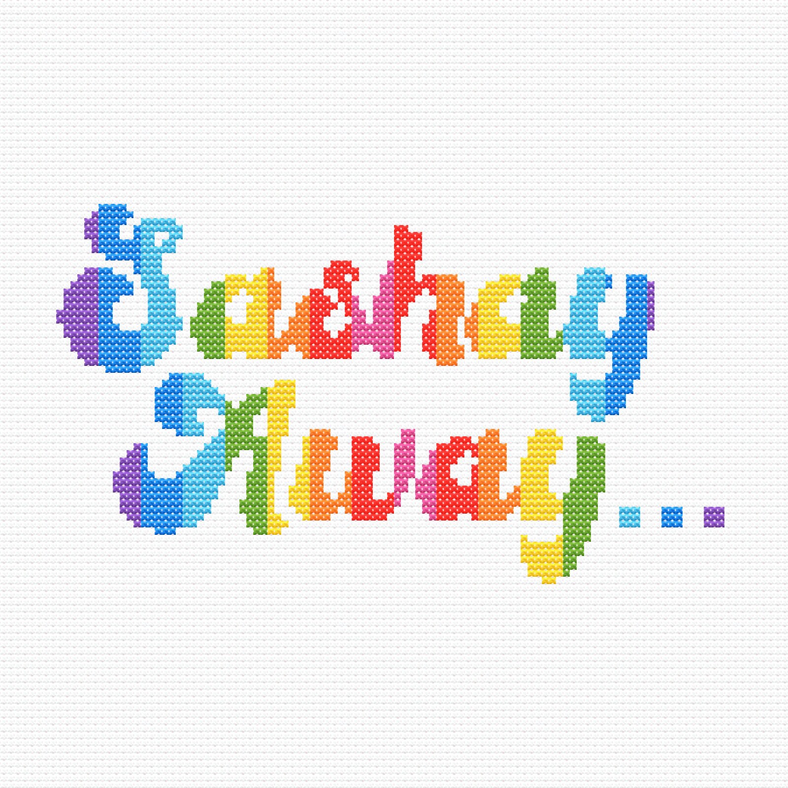 Sashay Away Cross Stitch Pattern Etsy