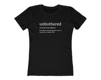 Ongehinderd definitie T-shirt, grappig sassy shirt