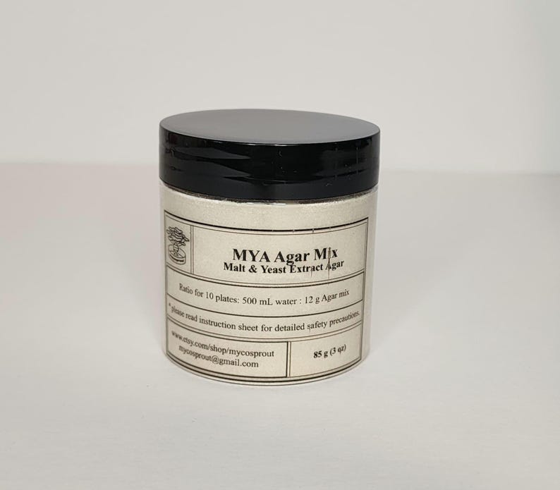 Mya Labels Malt Yeast Extract Agar (MYA), Nutrient Agar W/ Peptone. - Etsy
