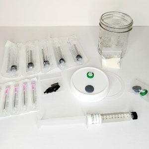 Liquid Culture Kit. Everything you need to create and expand your culture for mushroom production.