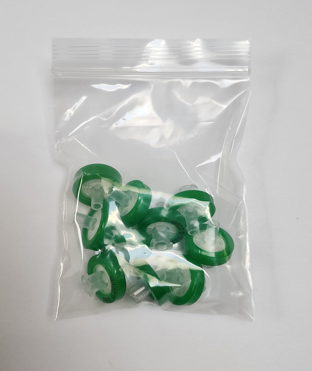 10 Ea. Syringe Filters, 0.22 Um Filter for Injections/extraction of