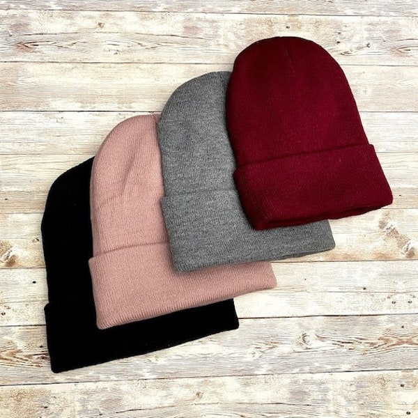 Satin lined Beanie hat | satin lined toque hat | satin lined winter hat in Canada | BUY 3 GET 1 FREE