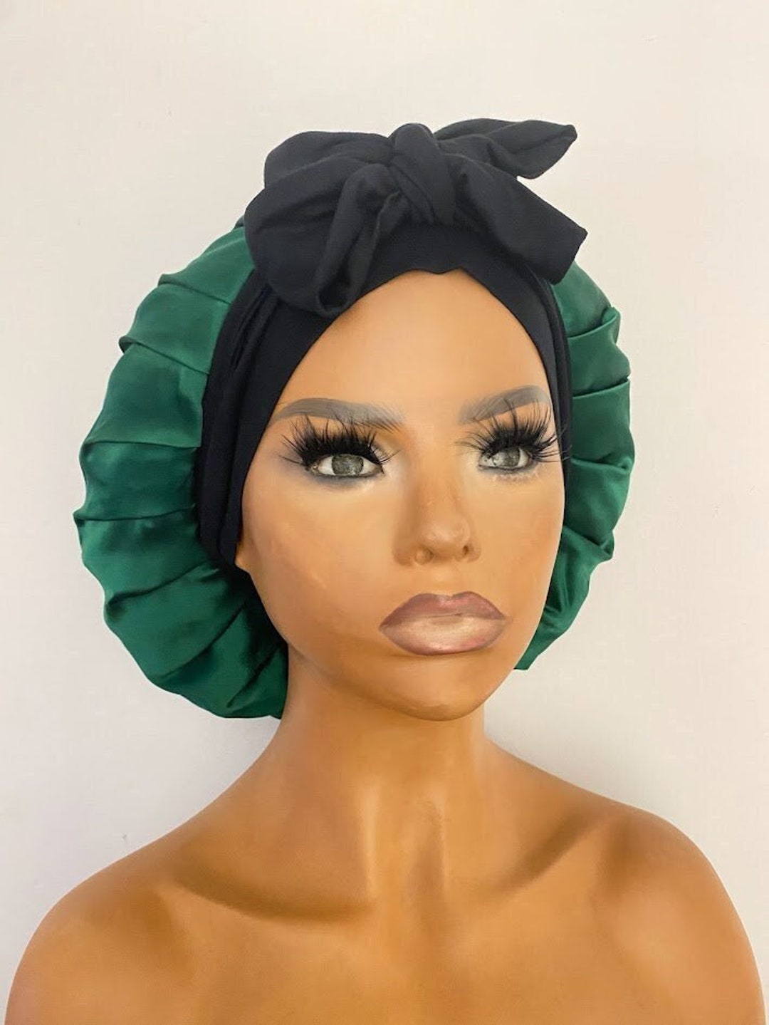 100 Mulberry Silk Hair Pure Organic Silk Caps 22MM With Long Bamboo Tie. Best Silk