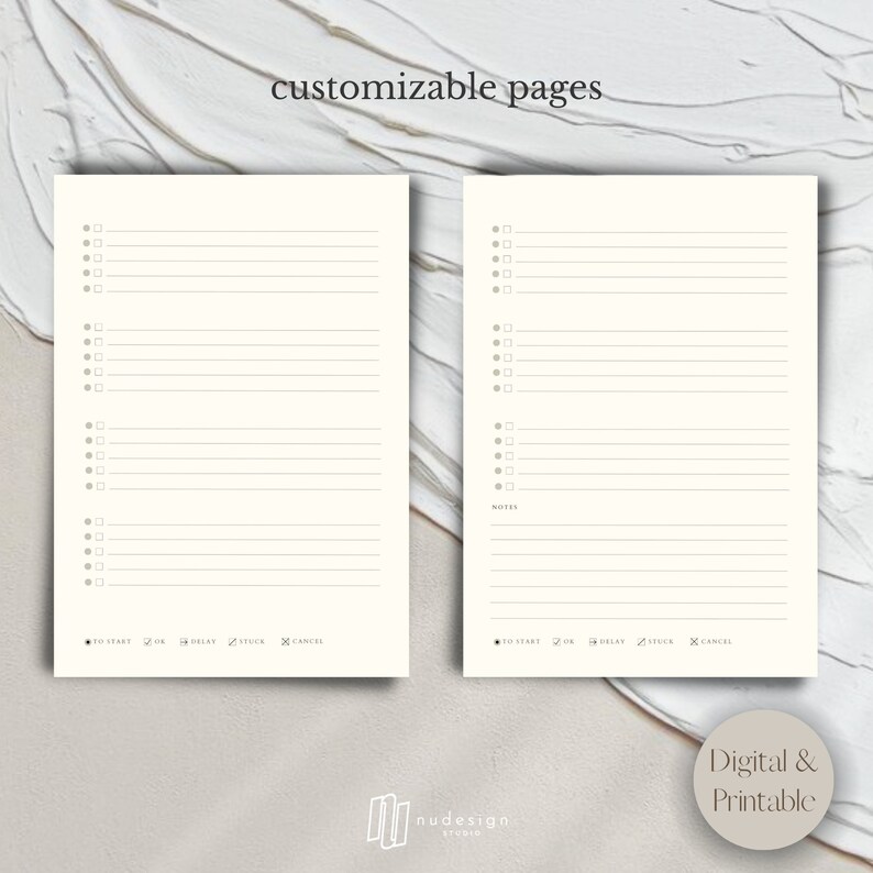 Digital Cleaning Checklist Printable Checklist Daily Etsy