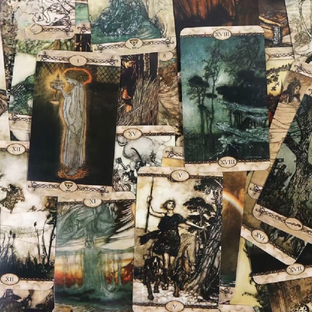 Rackham Tarot Deck Cards Set Oracle Card Booklet Kit fantasy art magic ...