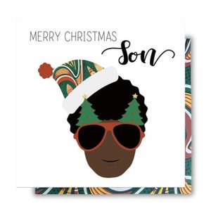 メリークリスマス、息子 - AfroTouch Kindred Collection