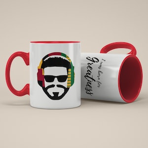 Music Man Mug | Affirmation Mug | Black Male | AfroTouch Design