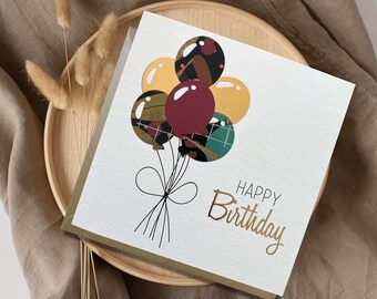 Balloons | Diverse Greeting Card | Opulence by AfroTouch Design