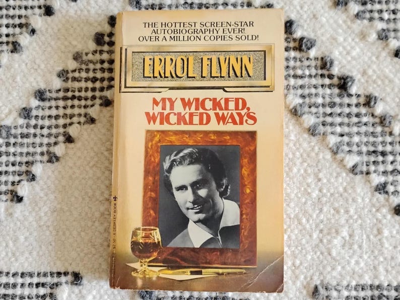My Wicked, Wicked Ways by Errol Flynn - Etsy