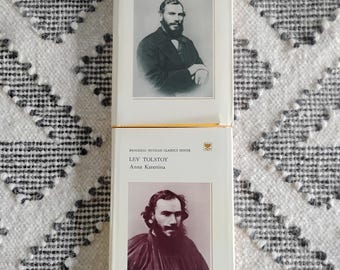 Anna Karenina by Lev Tolstoy (two-book set)