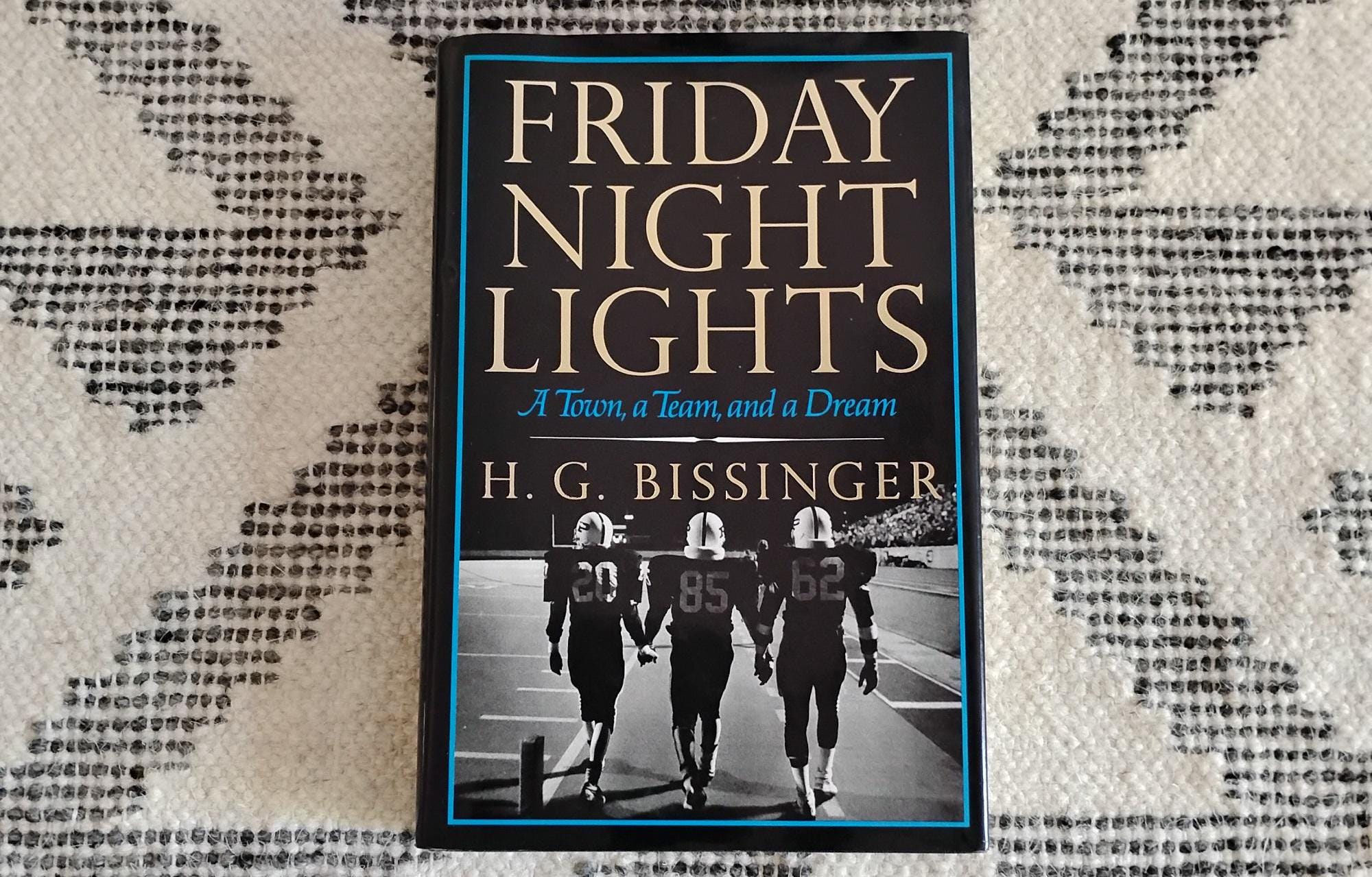 Friday Night Lights by H.G. Bissinger - Etsy, image size:2000x1279