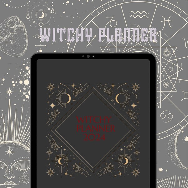2024 Witchy Planner Etsy
