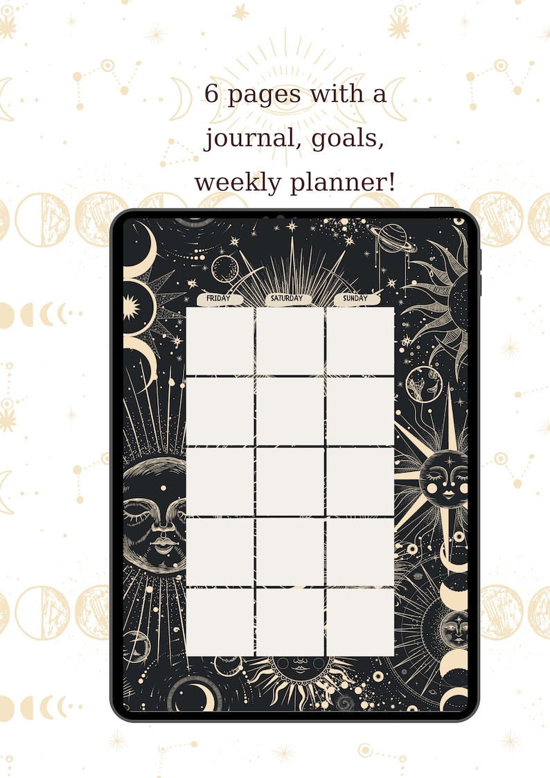2024 Witchy Planner Printable Witchy Planner Witch Theme Etsy