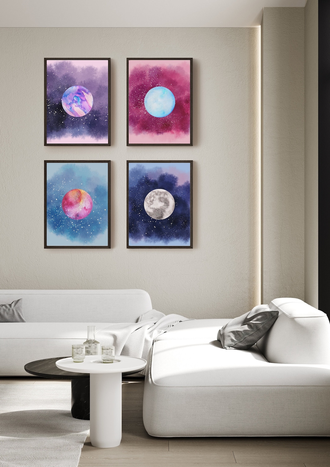 Galaxy Printable Wall Art Digital, Galaxy Wall Art Printable