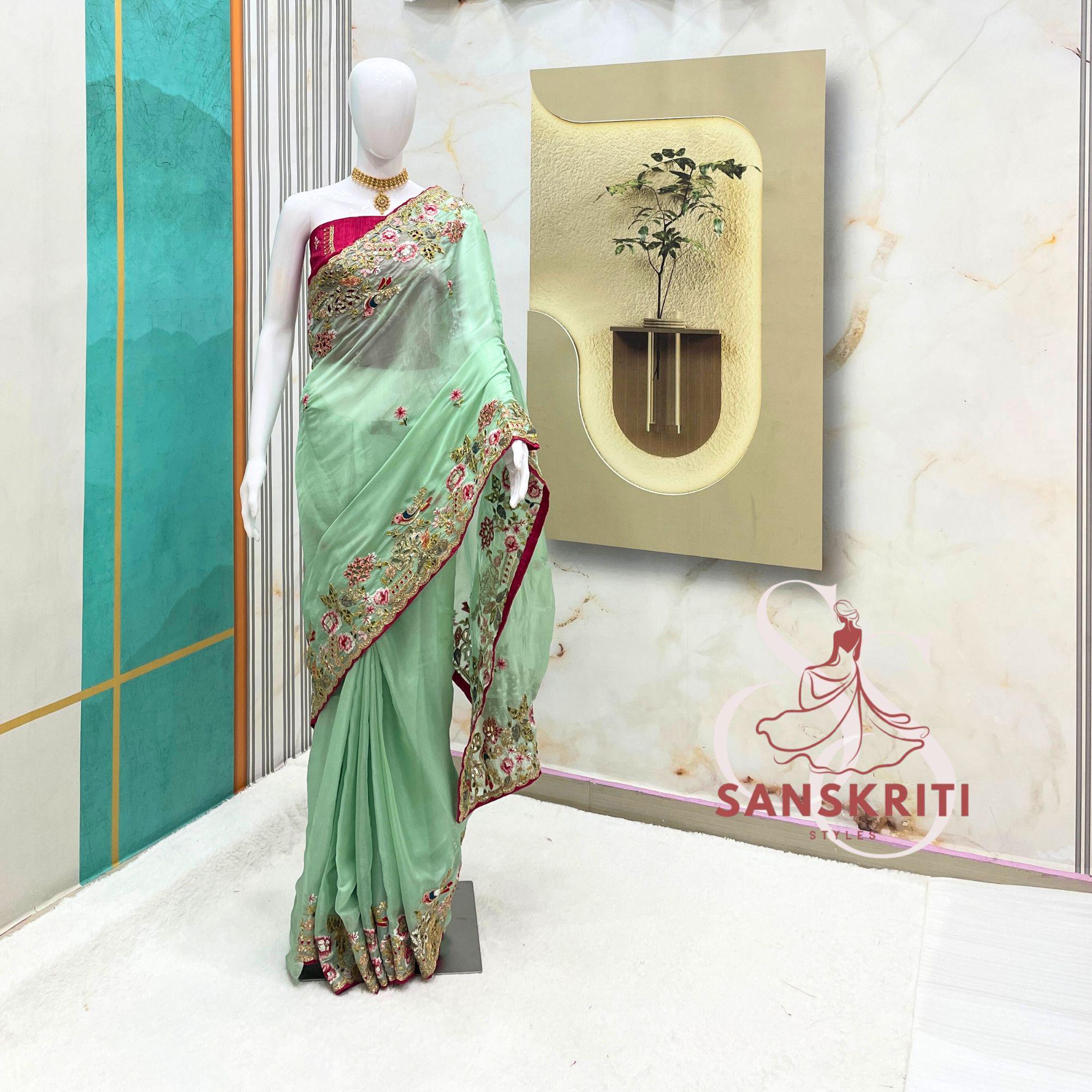 Sari Inspired Dress - Etsy
