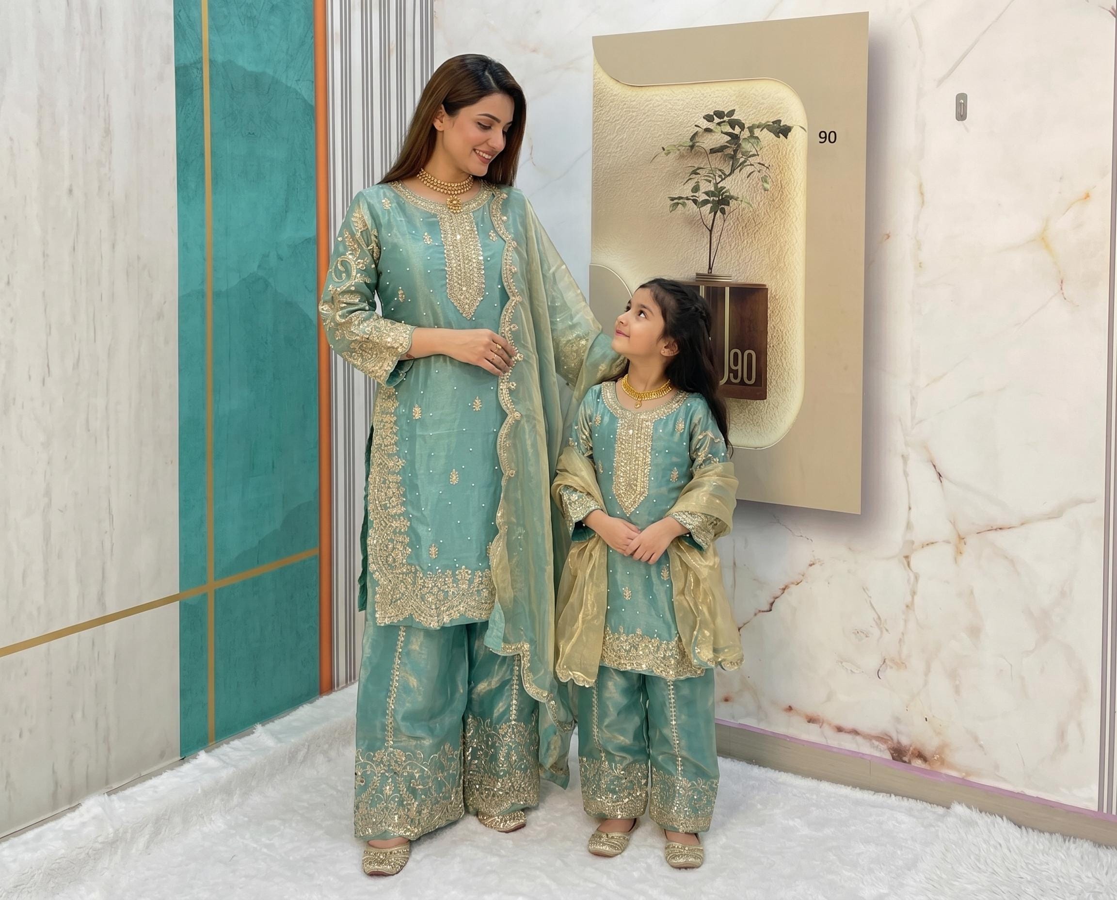Daughters of India Dress Green - Etsy
