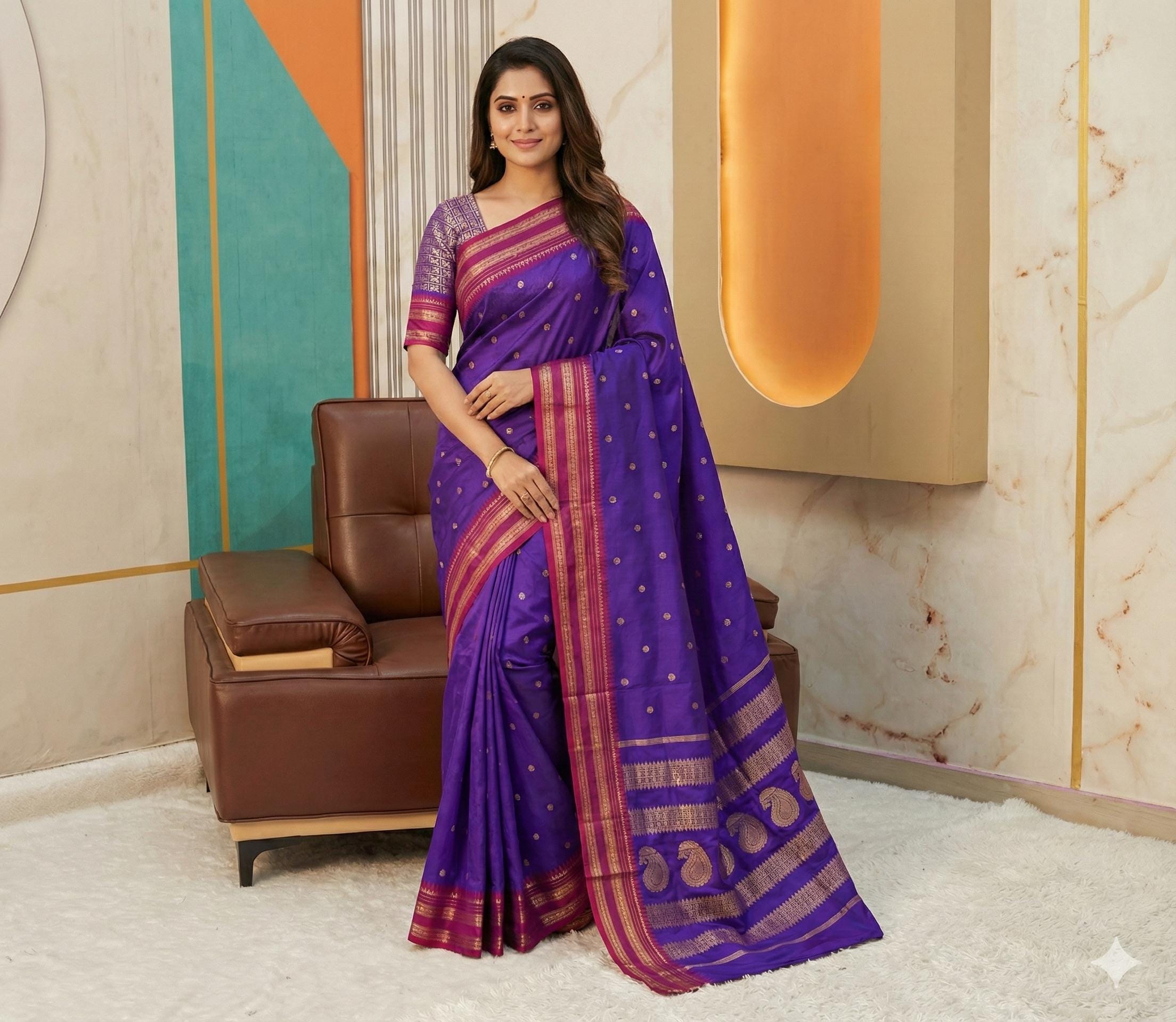 Paithani Dress - Etsy Paithani Dress - Etsy