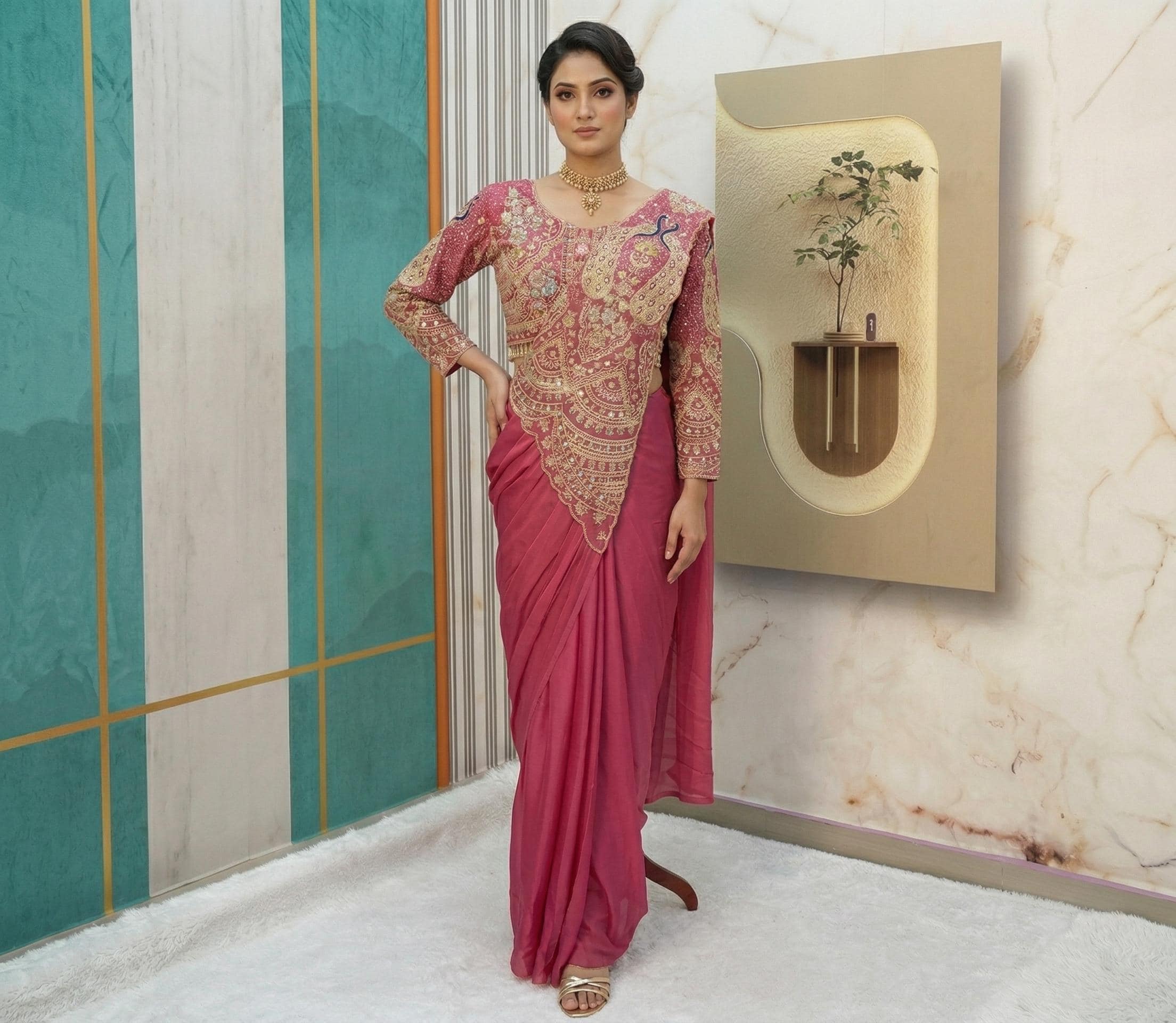 peplum indian dress Peplum Floral Top With Silk Lehenga Pakistani Lengha Party Wear Lengha Choli for Women Indian Pakistani Lengha Pakistani Salwar Kameez