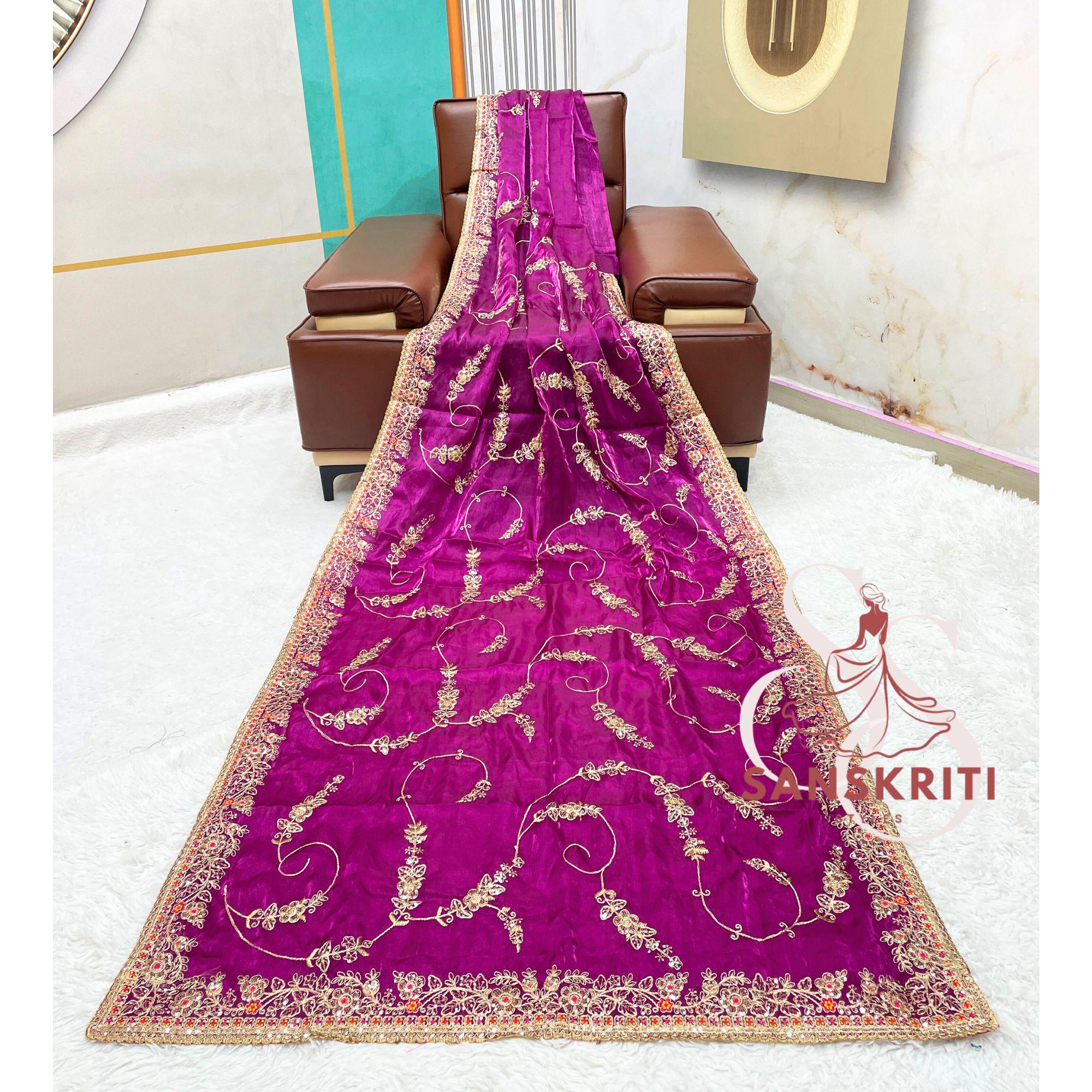 Top Bambina Viola Di Danza Del Ventre Con Perle - 11,90