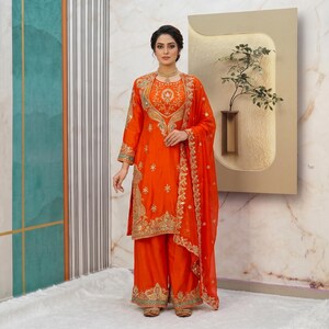 strapless open back dress Beautiful Designer Party Wear Punjabi Style Hetaali Reyon Salwar Suit M