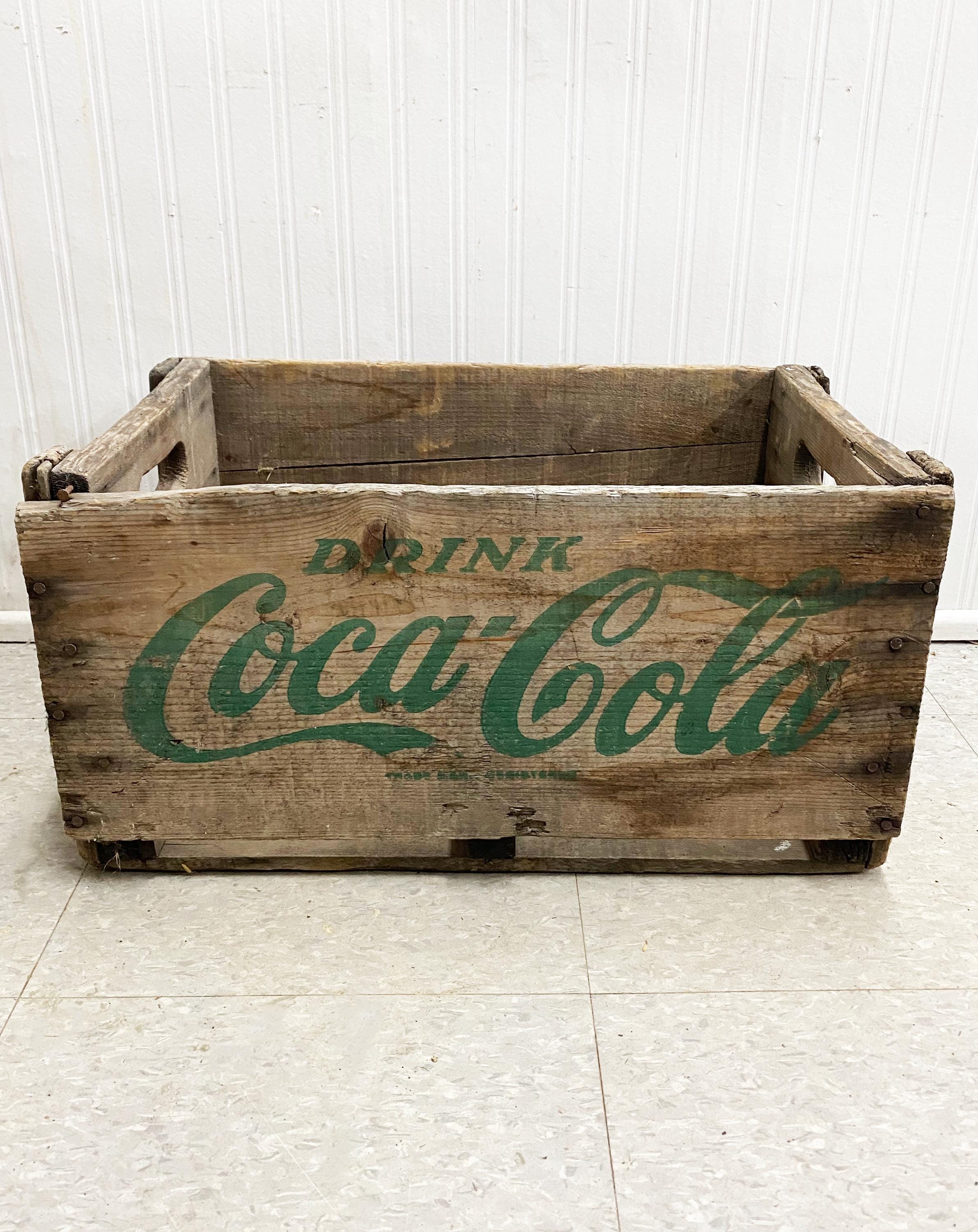 Coca Cola Wooden Crate - Etsy