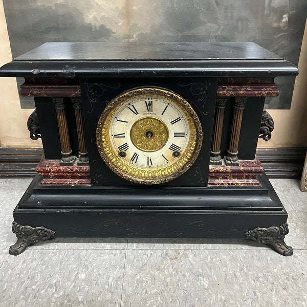 Antique SESSIONS Mantle Clock - No Arrows