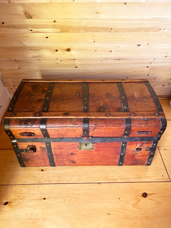 RARE 1860's Jenny Lind Steamer Trunk - Etsy