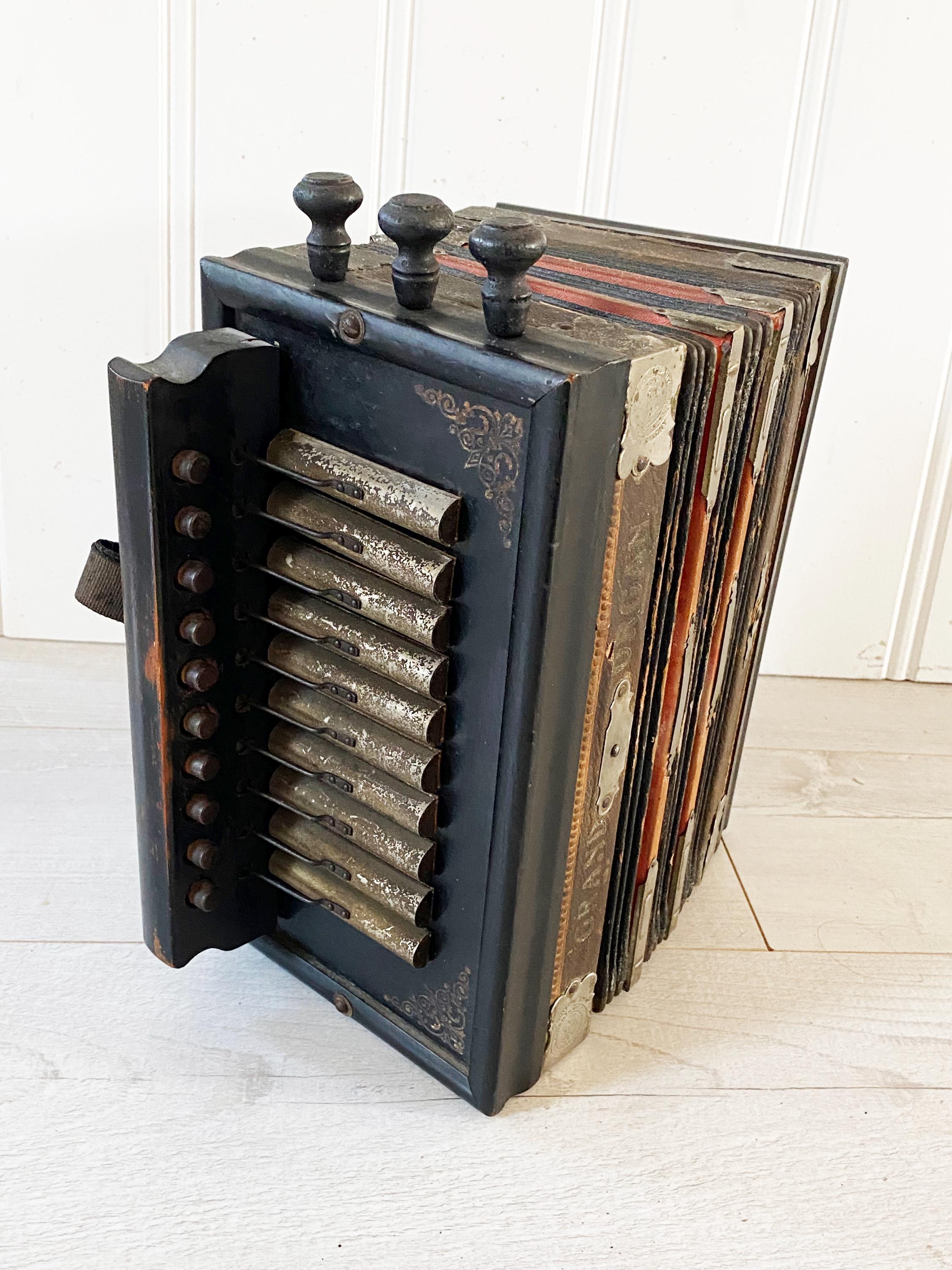 Antique Accordion - Etsy