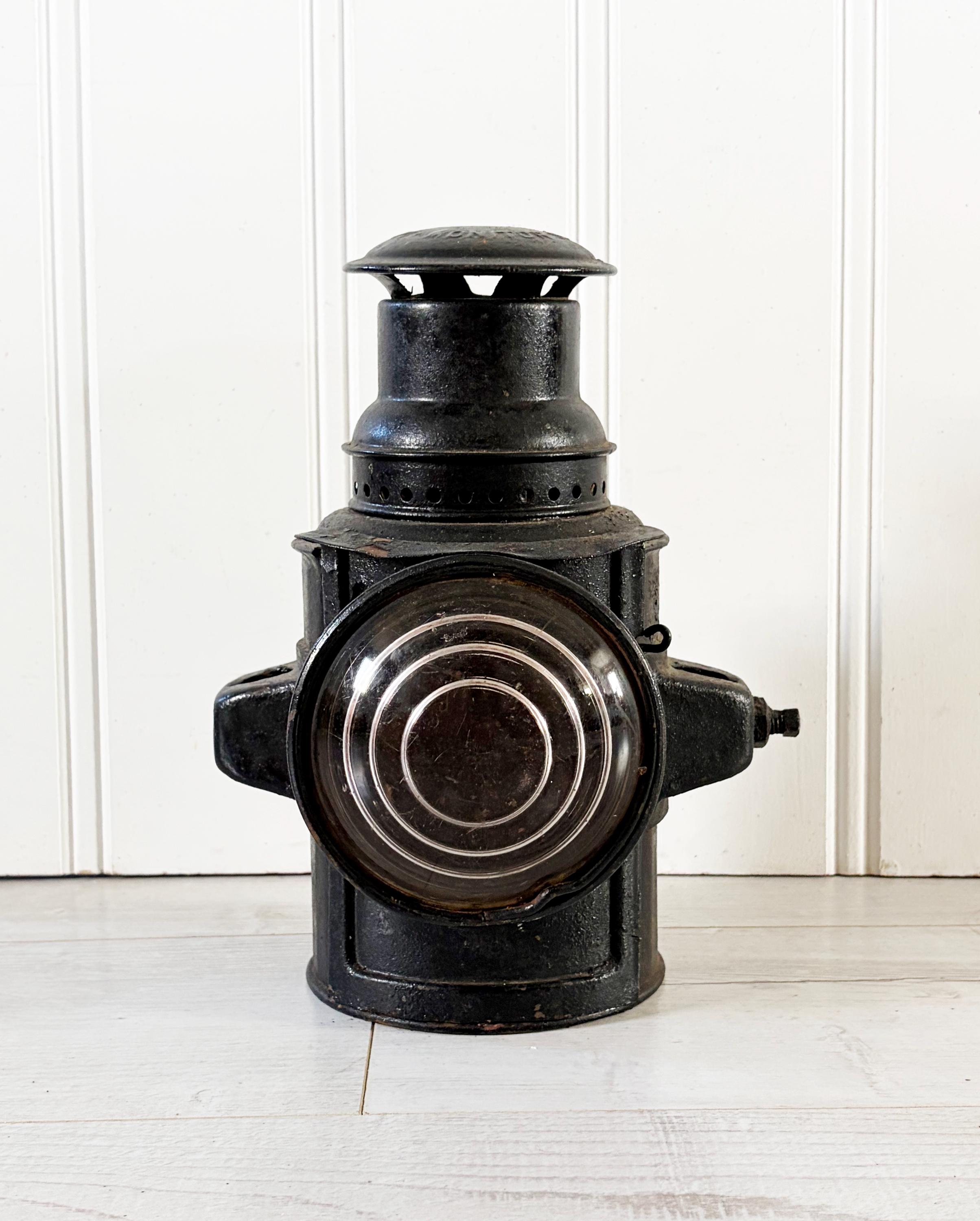 Antique Railroad Signal Lamp - Etsy
