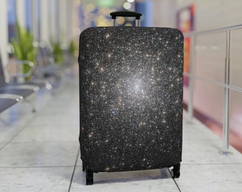 Starry Sky Print Luggage Cover, Travel Gifts, Vacation Gifts, Unique Colorful Suitcase Protector, Luggage Wrap, Luggage Cover