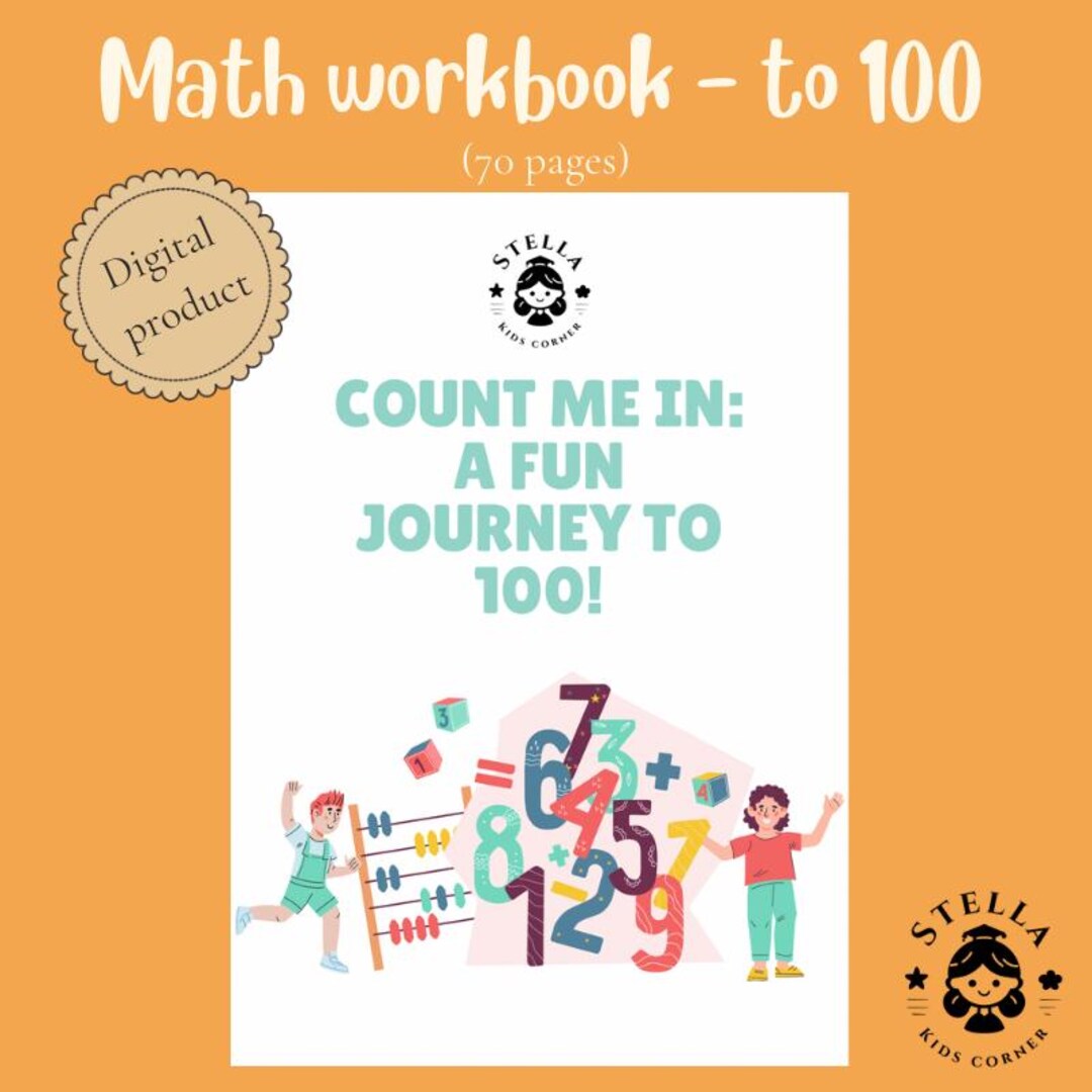 Printable Counting to 100 Workbook | Digital Math Exercises for Kids ...