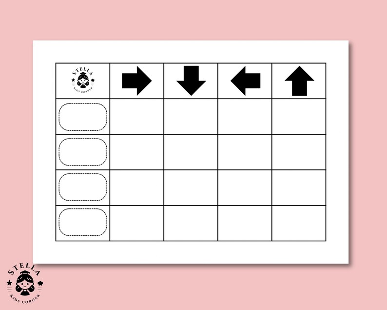 Printable Logic Grid Game for Kids – Animal Matching & Visual Tracking ...