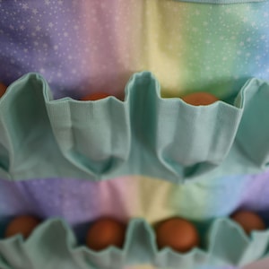 Rainbow Galaxy Egg Gathering Apron