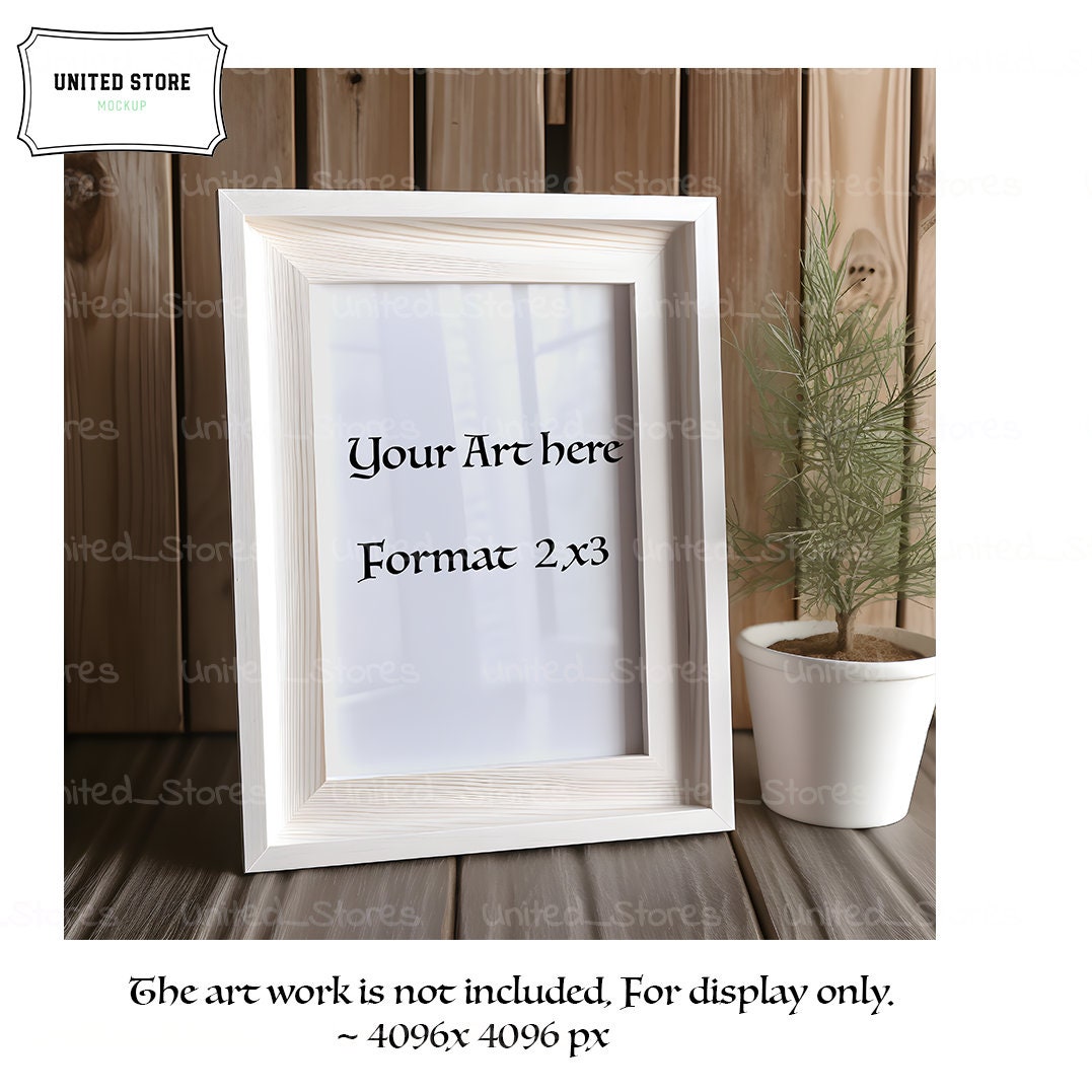 4 x 6 Vertical Sides Natural Frame Antique Wood - Threshold™