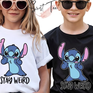 Stitch Shirt, Disney Tee, Disney Stitch Stay Weird Shirt, Stitch Disneyworld Shirt, Disney Vacation Shirts, Disney Stitch Shirt,