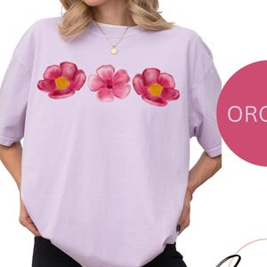 Boho Wildflowers Cottagecore Shirt | Gift For Her | Comfort Colors® Shirt | Whimsigoth | Plant Shirts | Floral Shirt | Gift For Women