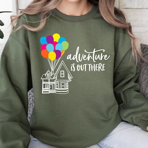 Carl Russell Kevin Dug Adventure Is Out There Sweatshirt, Disney Up Sweater, Honeymoon Sweater, Family Vacations Hoodie