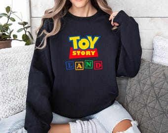 Toy Story Land Sweatshirt, Toy Story Land Hoodie, Disney Friend Sweat, Vintage Toy Story Sweatshirt, Disney Toy Story Hoodie, Friends Sweat