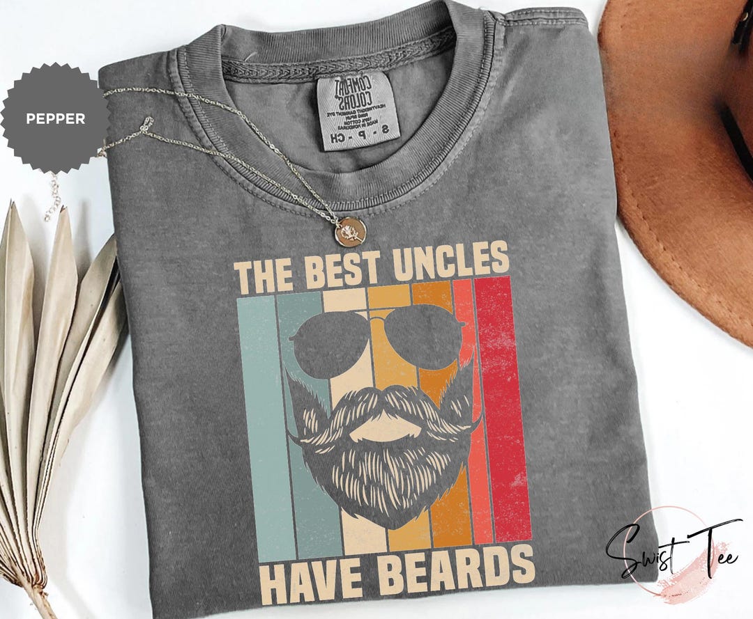 The Best Uncles Have Beards Shirt, Uncle Pregnancy Announcement , Uncle ...