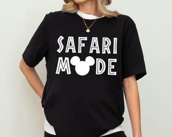 Camiseta Modo Safari, Camiseta Familiar del Reino Animal, Camiseta Safari de Mickey, Camisetas a juego del Reino Animal, Camisetas a juego Familia Safari