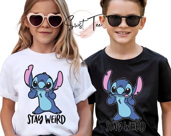 Stitch Shirt, Disney Tee, Disney Stitch Stay Weird Shirt, Stitch Disneyworld Shirt, Disney Vacation Shirts, Disney Stitch Shirt,