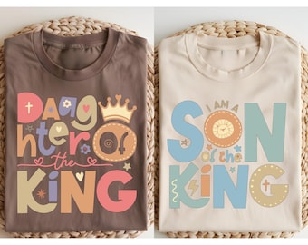 Comfort Colors® Religious Shirt, Child of God Shirt, Daughter of the King Shirt, Son of the King Shirt, christian merch, Bible Verse Shirt