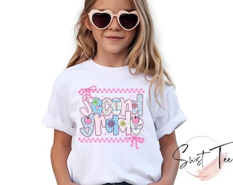 Comfort Colors® Zweite Klasse Lehrer Shirt, Coquette Bow 2.Grad Lehrer Shirt, Zweite Klasse Lehrer Shirt, Grundschullehrer Shirt