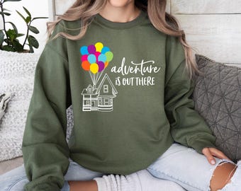 Carl Russell Kevin Dug Adventure Is Out There Sweatshirt, Disney Up Sweater, Honeymoon Sweater, Family Vacations Hoodie