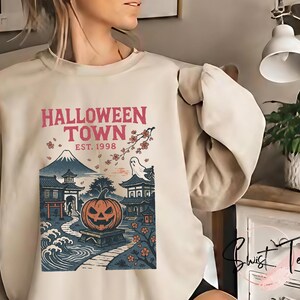 Halloweentown Est 1998 Sweatshirt, Halloweentown University, Retro Halloweentown Sweatshirt, Fall Sweatshirt, Halloween Sweatshirt