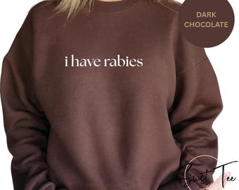 Sudadera con "Tengo rabia", sudadera con capucha divertida con "Tengo rabia", sudadera con meme desquiciado, regalos únicos y raros, camiseta de humor negro, sudadera con meme de la generación Z