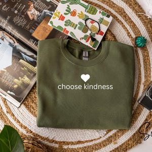 Cute Choose Kindness Sweatshirt, Teacher Appreciation Gifts, Be Kind Shirt, Positive Affirmation Shirt, Team Teacher Shirt, Gift For Teacher