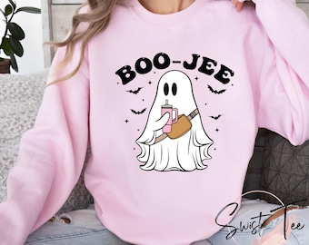 Sweatshirt Halloween Ghost, Boo Jee-shirt, Boo-shirt, Spooky Ghost-hoodie, Spooky Season Ghost-trui, Spooky Vibes-shirt, Halloweencadeaus